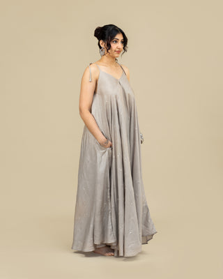 MIRROR MIRROR taupe wide-leg jumpsuit