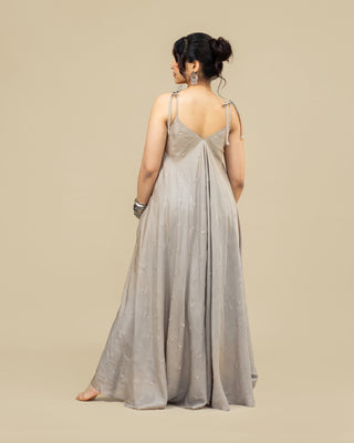 MIRROR MIRROR taupe wide-leg jumpsuit
