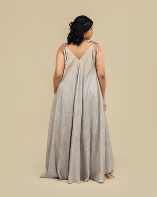 MIRROR MIRROR taupe wide-leg jumpsuit