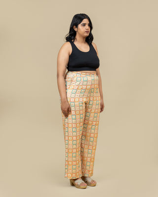 RANGEELA geometric sequin pants