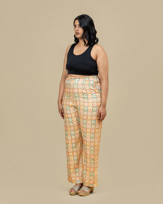 RANGEELA geometric sequin pants