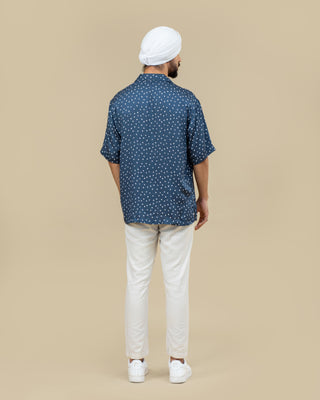 NEELA bandhej dotted shirt