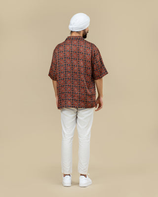 LAAL block print shirt