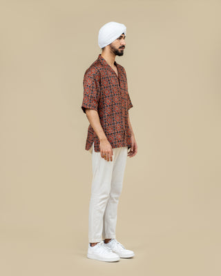 LAAL block print shirt