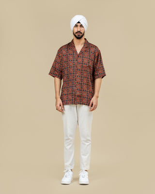 LAAL block print shirt