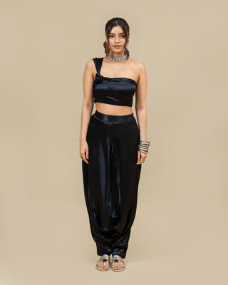 BLACK IN BUSINESS harem pants